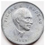 Canada 1968 PIERRE E. TRUDEAU Medal 32mm 11.65g.