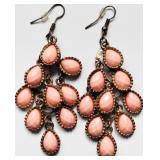 Vintage earrings pair 70mm 18.32g.