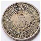 Mexico 1937, 5 CENTAVOS coin 20.5mm