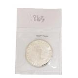 Silver 1963 Canada 50ï¿½ Coin