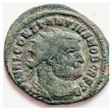 Constantius I A.D.305-306 Ancient Roman coin 23mm