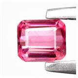 0.18ct 3.5x2.8mm Octagon Natural Pink Tourmaline -