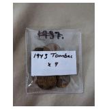 1943 Tombac Nickels (9 Coins)