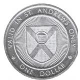 1982 New Brunswick Canada Trade Dollar