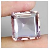 Octagon Cut Natural Bi Color Purple Yellow Ametrin