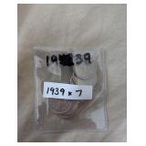 1939 Nickels (7 Coins)