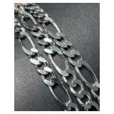 Silver 8.6g 24 In Italian Rhodium Chain