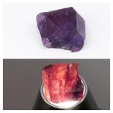 5.35ct 9.8x9mm Rough Natural Purple Sapphire - Unh