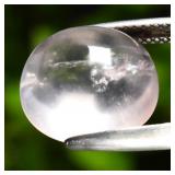 9.84ct 13.5x12mm Oval Cabochon Natural Light Pink