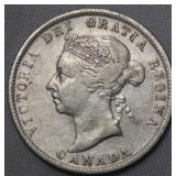 Canada 25 Cent 1900