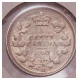 Canada 5 Cents 1902H
