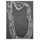 Silver 8.65g Necklace 24' Retail Value $170