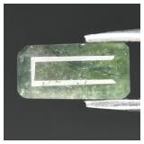 0.82ct Octagon Natural Bluish Green Tourmaline - U
