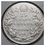 Canada 25 Cent 1910