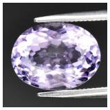 2.28ct 10x7.5mm Oval Natural Purple Amethyst - Unh