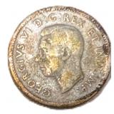 Silver 1938 Canada 10ï¿½ Coin