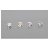 1.15tcw  4 Lab Diamonds  4.2-4.3mm