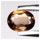 0.35ct 4.7x3.5mm VS Oval Natural Champagne Zircon