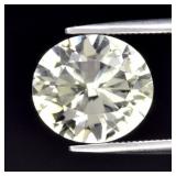 3.04ct 10.5x9.5mm VS Oval Natural Lemon Quartz - A