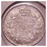 Canada 5 Cents 1897
