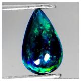 Pear Cab Natural AAA Floral Flash Play Of Color Bl