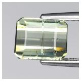 1.78ct 7.3x5.8mm Octagon Natural Green Tourmaline
