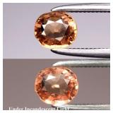 0.57ct 5x4.3mm VS Oval Natural Color Change Garnet