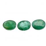 Type Iii 1 ctw Emerald 3 Loose Stones
