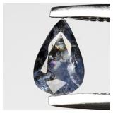 0.27ct 5x3.5mm Pear Natural Blue Sapphire - Unheat