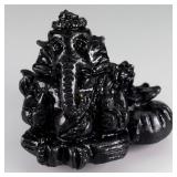 Handcrafted Ganesha Resin Figurine Natural Unheate