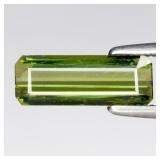 0.87ct 10.8x4mm Octagon Natural Green Tourmaline -