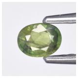 0.30ct 4.5x3.5mm Oval Natural Green Sapphire - Hea