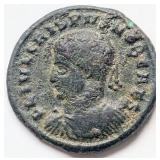 VOT X Crispus AD317-326 Ancient Roman coin 19mm