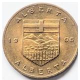 Canada 1965 ALBERTA 1905 medal 32mm 12.05g