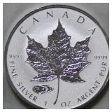 Canada $5 Maple Leaf Bullion 2016 V Tank Privy Mar