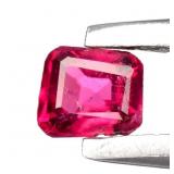 0.12ct 3x2.5mm Octagon Natural Pink Tourmaline - U