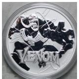 Tuvalu 1$ Silver Bullion 2020 Marvel Venom
