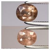 0.40ct 4.8x4mm Oval Natural Color Change Garnet -