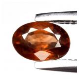 0.39ct 4.8x3.5mm Oval Natural Champagne Zircon - U