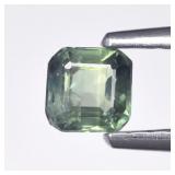 0.32ct 3.5x3.5mm Octagon Natural Green Sapphire -