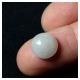 5.45ct Oval Natural Jadeite, Jelly Light Jade, Unt
