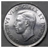 Canada Silver Dollar 1937 Brilliant Uncirculated