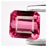 0.35ct 4x3.8mm Octagon Natural Pink Tourmaline - U