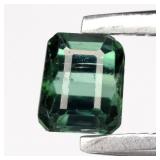 0.26ct 3.8x3.2mm Octagon Natural Green Tourmaline
