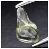 1.91ct 9x5mm Rough Unheated Green Sapphire, Madaga