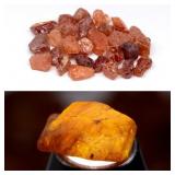 50.53ct 28pcs Lot Rough Natural Orange Spessartite