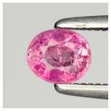 0.28ct 4.5x3.7mm Oval Natural Pink Tourmaline - Un