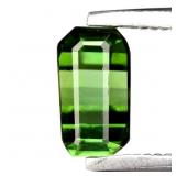 0.74ct VVS Octagon Natural Green Tourmaline - Unhe