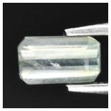 0.48ct 6.2x3.5mm Octagon Natural Green Prehnite -