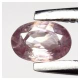 0.25ct 4.2x3mm Oval Natural Purple Zircon - Unheat
